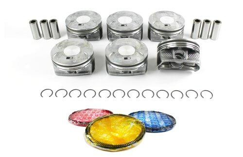 Piston Set with Rings - 2011 Volkswagen Routan 3.6L Engine Parts # PRK1169ZE215