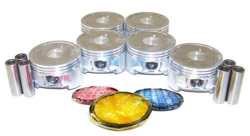 Piston Set with Rings - 2004 Mitsubishi Eclipse 3.0L Engine Parts # PRK131ZE27