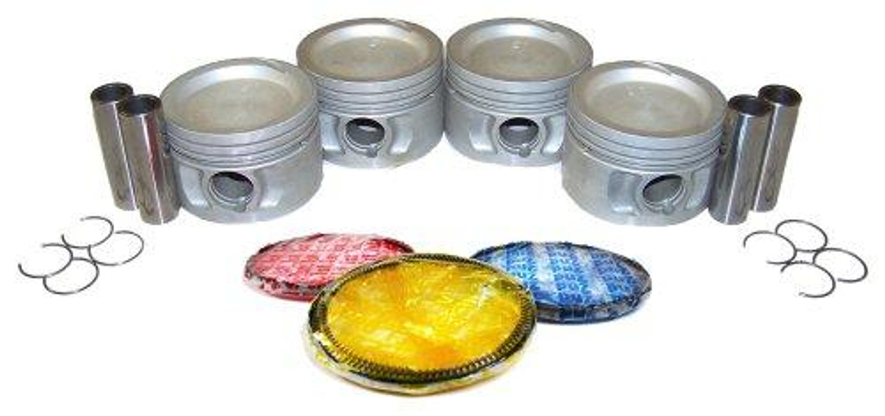 Piston Set with Rings - 1989 Chrysler Daytona 2.5L Engine Parts # PRK147ZE1
