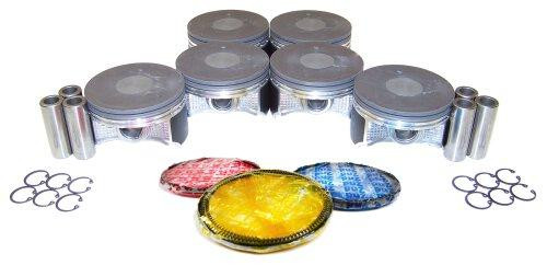 Piston Set with Rings - 2005 Mitsubishi Endeavor 3.8L Engine Parts # PRK161ZE1