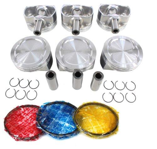 Piston Set with Rings - 2008 Hyundai Azera 3.8L Engine Parts # PRK184AZE1