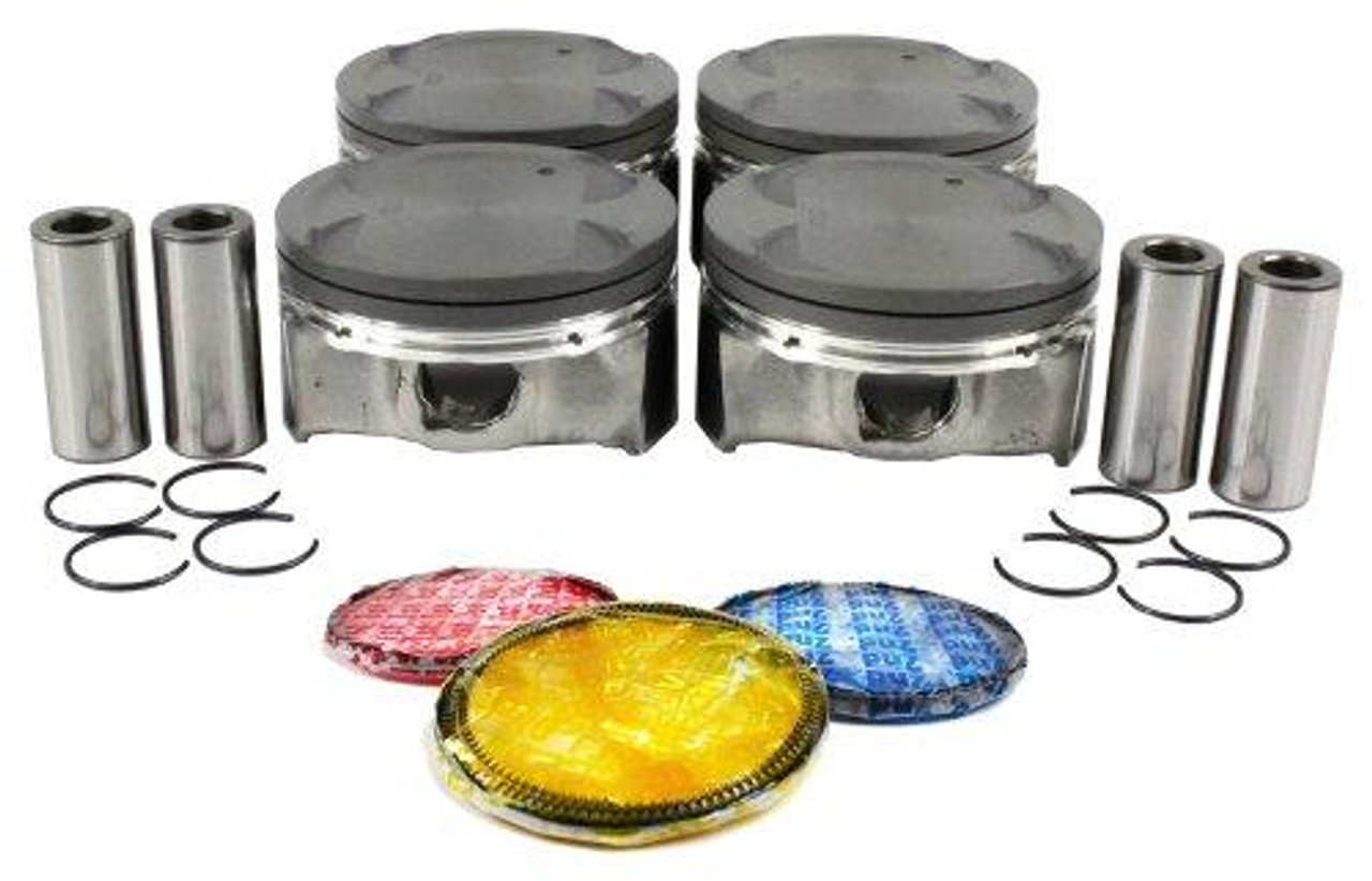 Piston Set with Rings - 2014 Hyundai Elantra 1.8L Engine Parts # PRK193ZE11