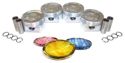 Piston Set with Rings - 2001 Honda Accord 2.3L Engine Parts # PRK214AZE7