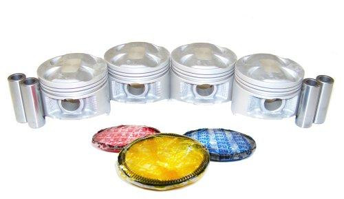 Piston Set with Rings - 2000 Honda Civic 1.6L Engine Parts # PRK217ZE11