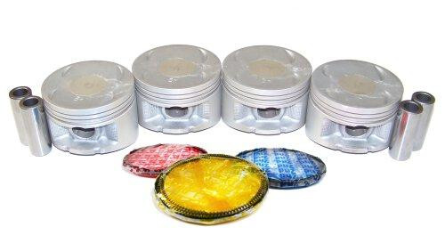 Piston Set with Rings - 1995 Honda Prelude 2.3L Engine Parts # PRK225ZE7