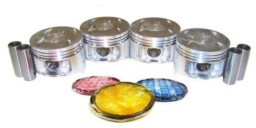 Piston Set with Rings - 2001 Honda CR-V 2.0L Engine Parts # PRK226ZE5
