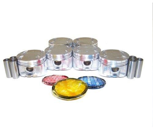 Piston Set with Rings - 1998 Acura TL 3.2L Engine Parts # PRK282ZE15
