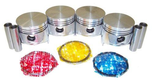 Piston Set with Rings - 1986 Isuzu Pickup 1.9L Engine Parts # PRK302ZE13
