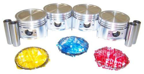 Piston Set with Rings - 1990 Isuzu Trooper 2.6L Engine Parts # PRK305ZE27