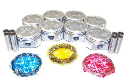 Piston Set with Rings - 1995 GMC C3500HD 5.7L Engine Parts # PRK3103AZE495