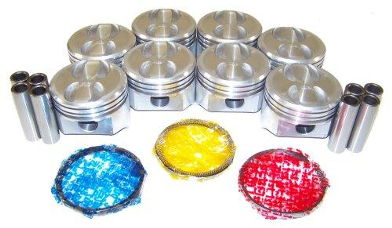 Piston Set with Rings - 1988 GMC G1500 5.0L Engine Parts # PRK3109ZE185 Piston Set with Rings - 1988 GMC G1500 5.0L Engine Parts # PRK3109ZE185