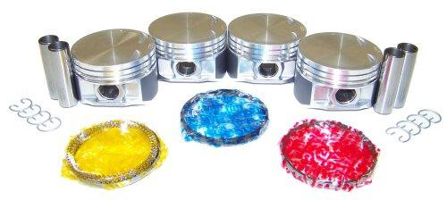 Piston Set with Rings - 1996 Saturn SL2 1.9L Engine Parts # PRK311ZE15