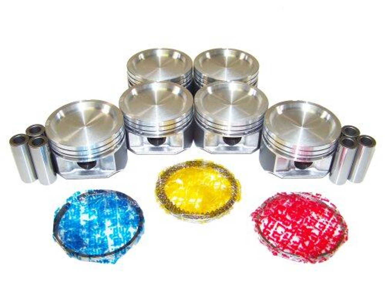 Piston Set with Rings - 2003 Buick Rendezvous 3.4L Engine Parts # PRK3117ZE3