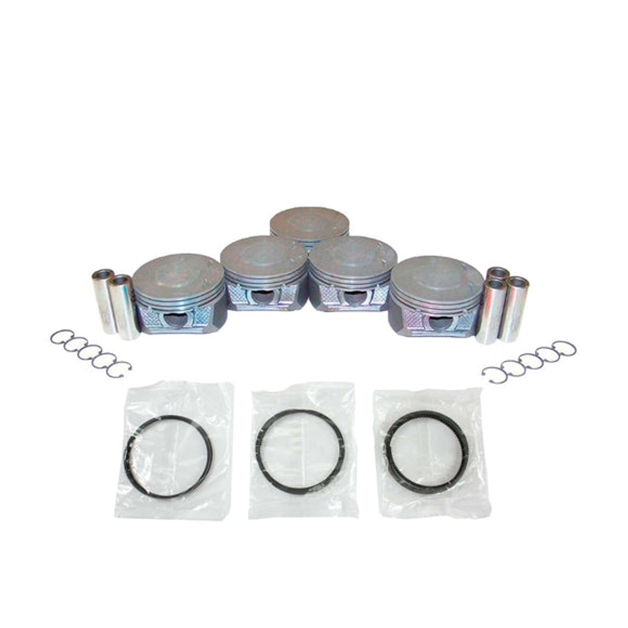Piston Set with Rings - 2008 GMC Canyon 3.7L Engine Parts # PRK3137ZE15