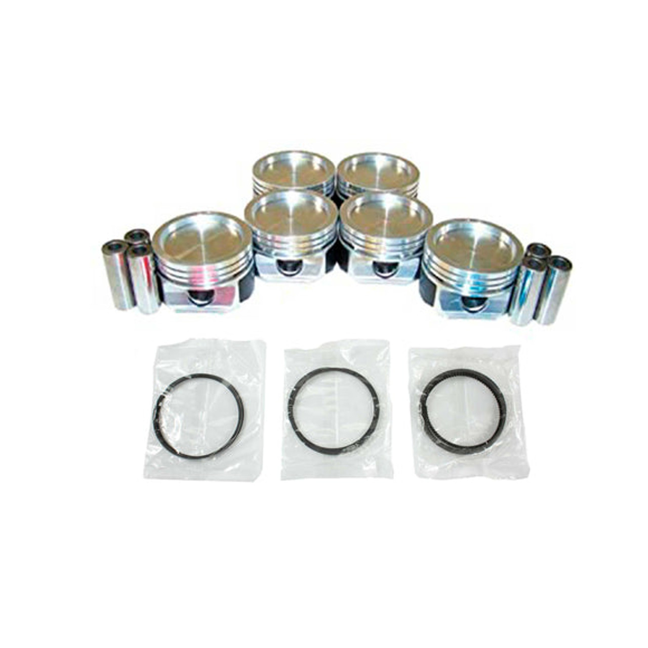 Piston Set with Rings - 1995 Buick Century 3.1L Engine Parts # PRK3146ZE3