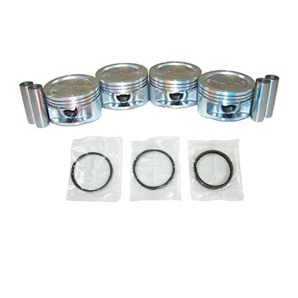 Piston Set with Rings - 2001 Chevrolet Lumina 3.1L Engine Parts # PRK3150ZE15