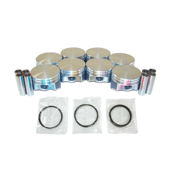 Piston Set with Rings - 2000 GMC Yukon 4.8L Engine Parts # PRK3165ZE51