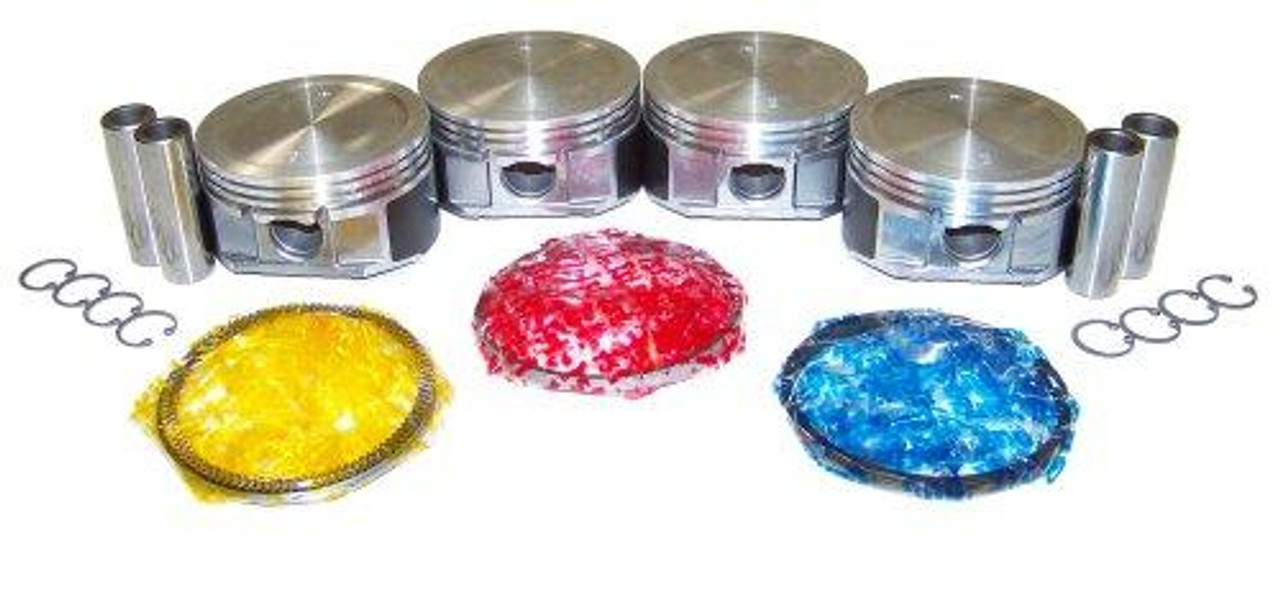 Piston Set with Rings - 2003 Saturn Ion 2.2L Engine Parts # PRK317ZE63