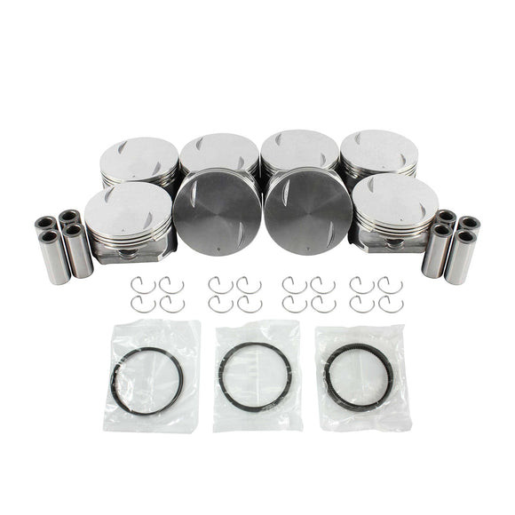 Piston Set with Rings - 2001 GMC C3500HD 8.1L Engine Parts # PRK3181ZE59