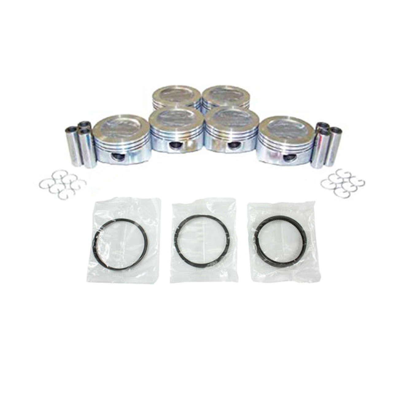 Piston Set with Rings - 1996 Buick Riviera 3.8L Engine Parts # PRK3182ZE37