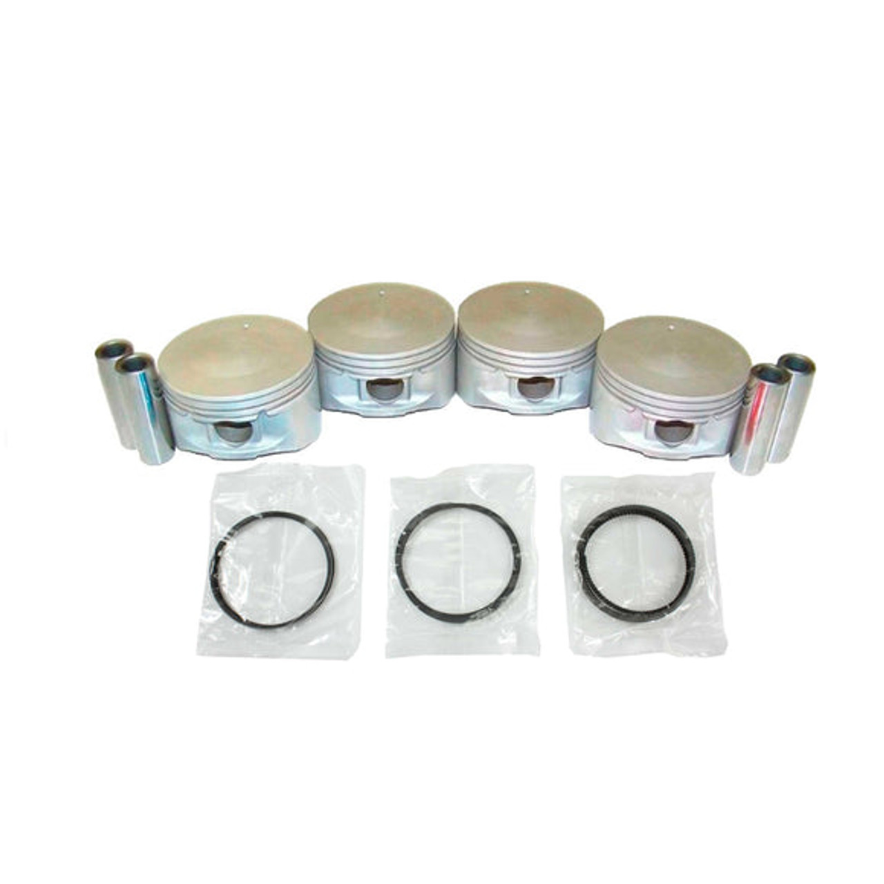 Piston Set with Rings - 2003 Isuzu Rodeo 2.2L Engine Parts # PRK319AZE15
