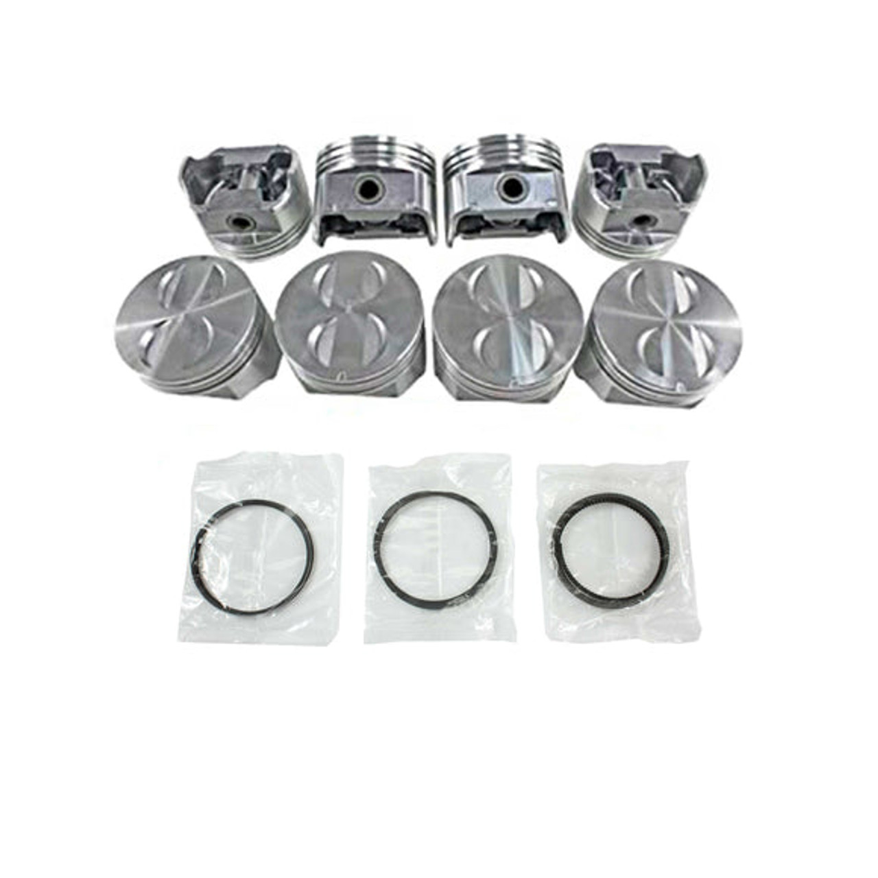 Piston Set with Rings - 2014 Chevrolet Traverse 3.6L Engine Parts # PRK3212ZE53