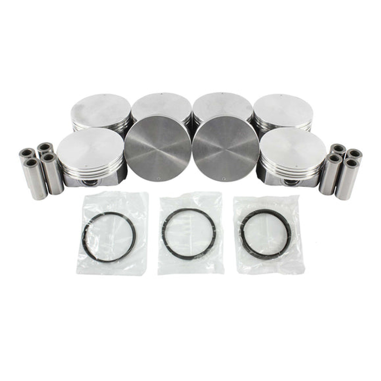 Piston Set with Rings - 2011 Chevrolet Corvette 6.2L Engine Parts # PRK3215ZE19