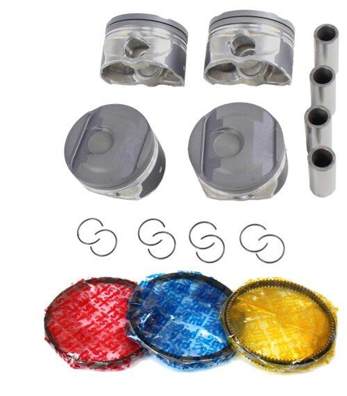 Piston Set with Rings - 2013 Cadillac ATS 2.0L Engine Parts # PRK348ZE13