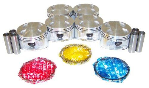 Piston Set with Rings - 1997 Isuzu Trooper 3.2L Engine Parts # PRK351ZE15