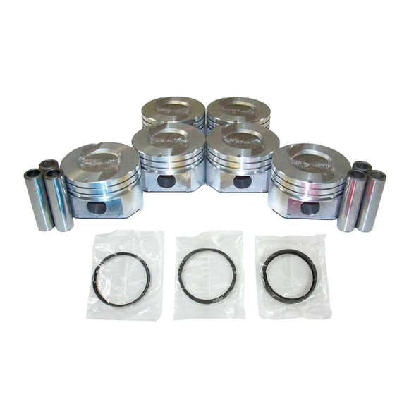 Piston Set with Rings - 1995 Mercury Sable 3.8L Engine Parts # PRK4116ZE59