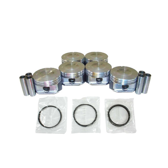 Piston Set with Rings - 2002 Ford Windstar 3.8L Engine Parts # PRK4122ZE35