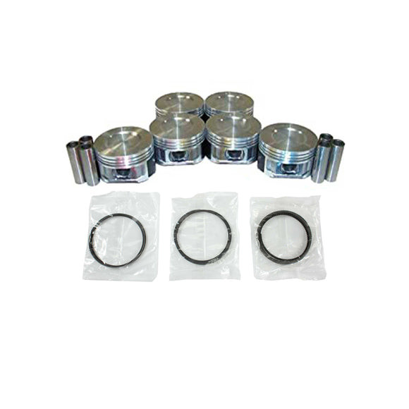 Piston Set with Rings - 2006 Ford Freestar 3.9L Engine Parts # PRK4129ZE5