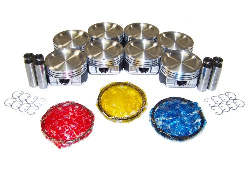 Piston Set with Rings - 2003 Ford E-150 4.6L Engine Parts # PRK4151ZE29