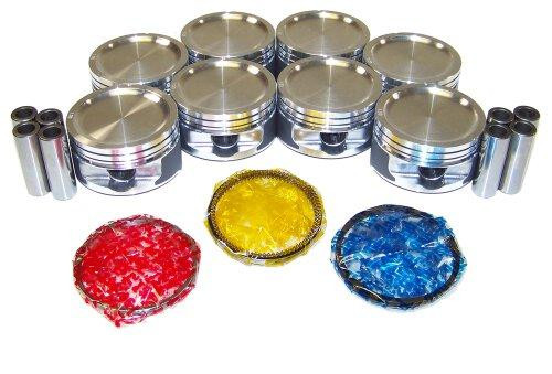 Piston Set with Rings - 2002 Ford E-150 Econoline 4.6L Engine Parts # PRK4153ZE15