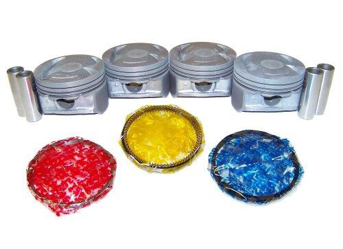 Piston Set with Rings - 1998 Ford Contour 2.0L Engine Parts # PRK418ZE1