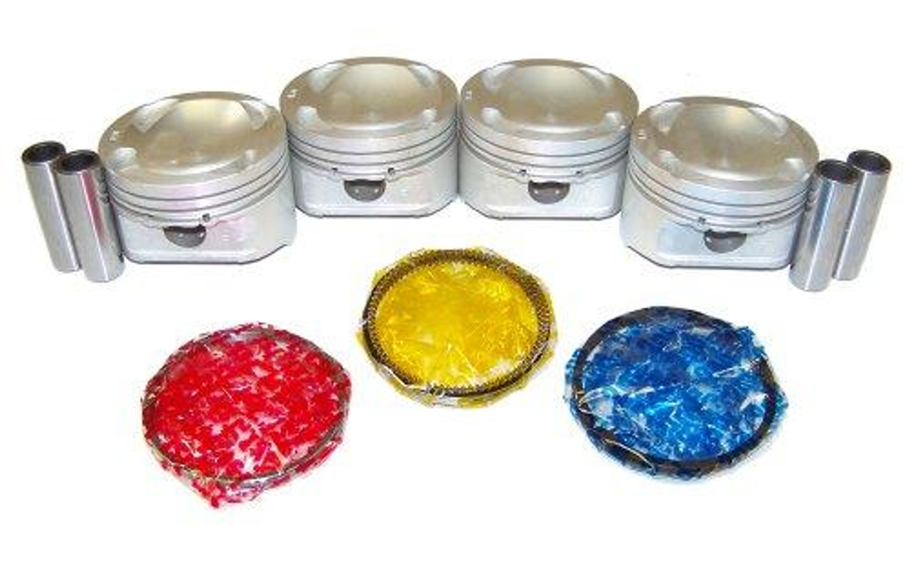 Piston Set with Rings - 1996 Mazda 626 2.0L Engine Parts # PRK425ZE23