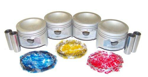 Piston Set with Rings - 1992 Mazda MPV 2.6L Engine Parts # PRK450ZE17