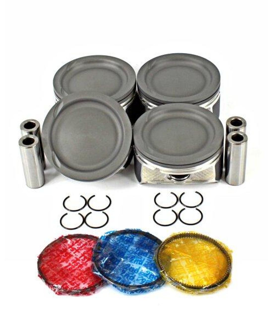 Piston Set with Rings - 2009 Ford Escape 2.5L Engine Parts # PRK484ZE1
