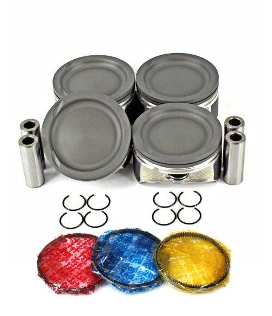 Piston Set with Rings - 2016 Ford Fusion 2.5L Engine Parts # PRK484ZE16