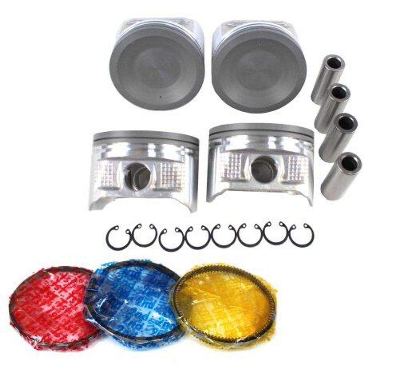 Piston Set with Rings - 2000 Nissan Frontier 2.4L Engine Parts # PRK625ZE13