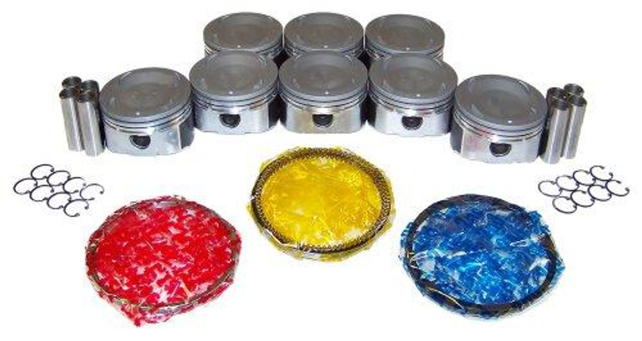 Piston Set with Rings - 2013 Nissan NV3500 5.6L Engine Parts # PRK649ZE49