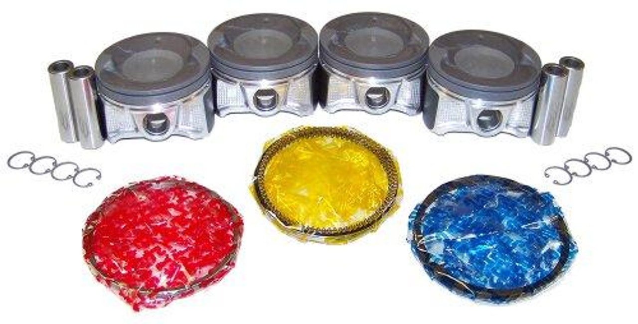 Piston Set with Rings - 2010 Nissan Rogue 2.5L Engine Parts # PRK657ZE23