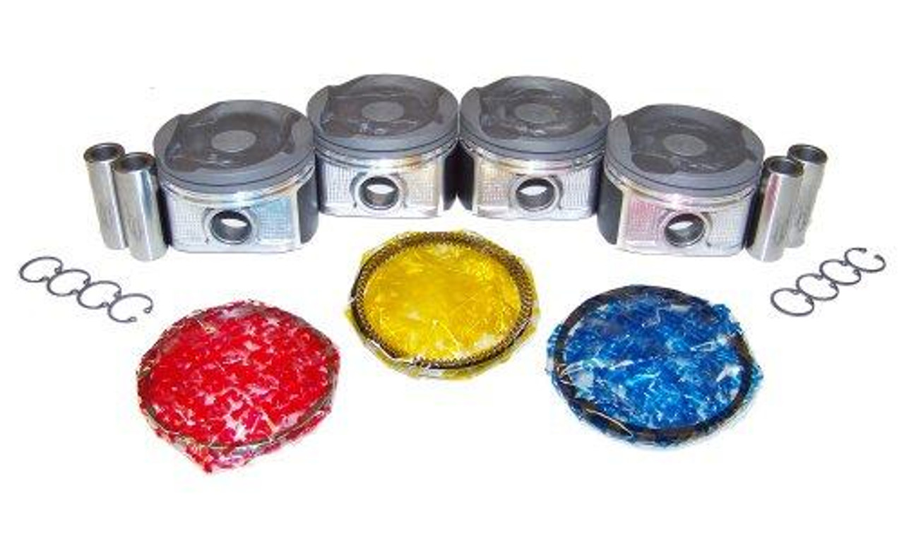 Piston Set with Rings - 2003 Toyota RAV4 2.0L Engine Parts # PRK922ZE3