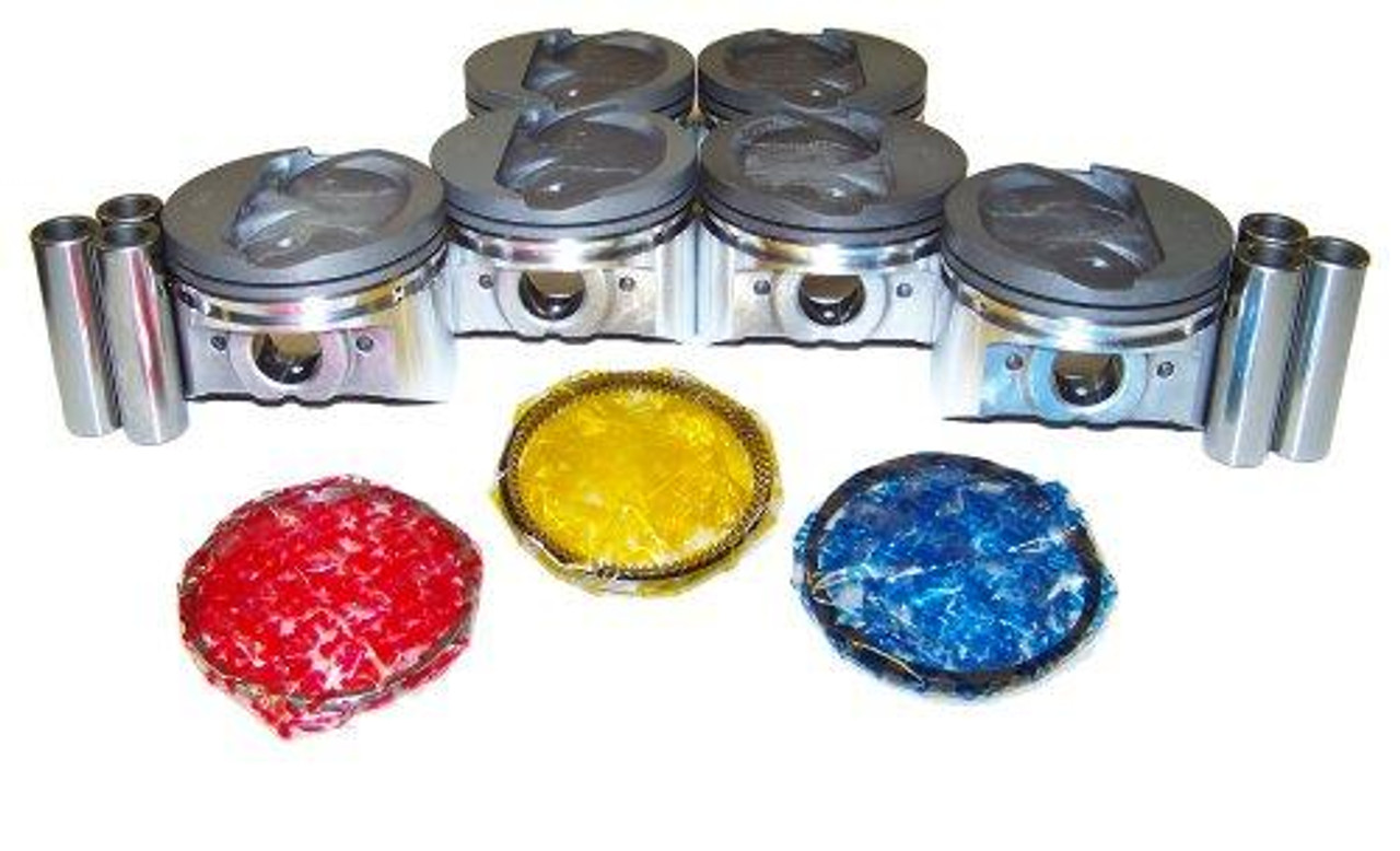 Piston Set with Rings - 1993 Toyota T100 3.0L Engine Parts # PRK950ZE17