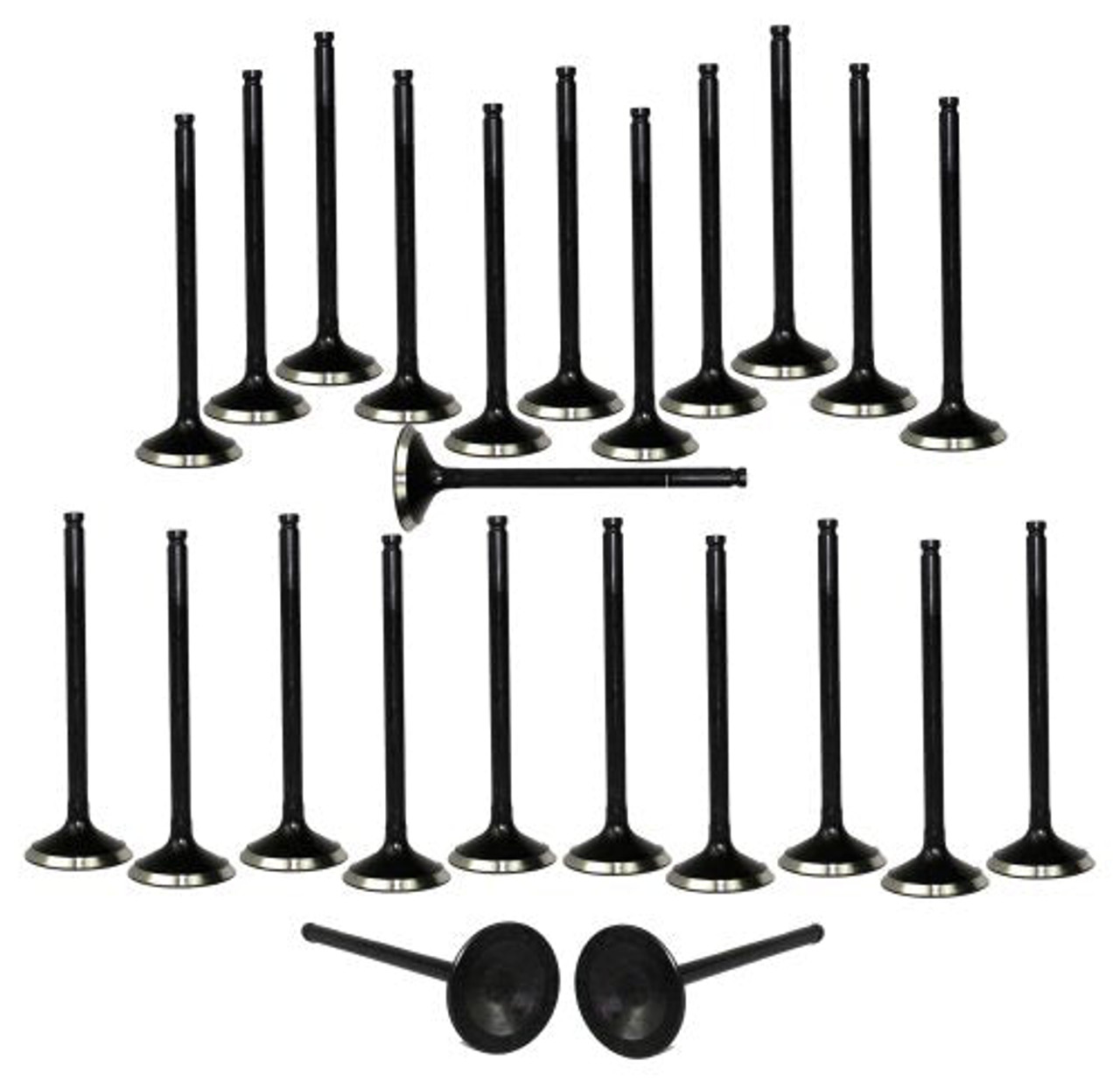 Exhaust and Intake Valve Kit - 1997 Ford Taurus 3.0L Engine Parts # VK24412ZE27