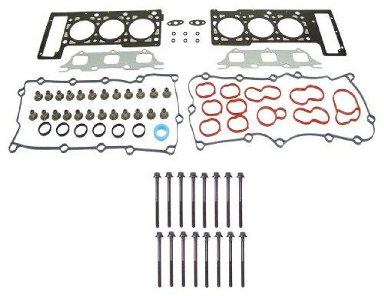 Head Gasket Set with Head Bolt Kit for 2000 Dodge Intrepid 2.7L|Engine Parts Only|HGB140XP6