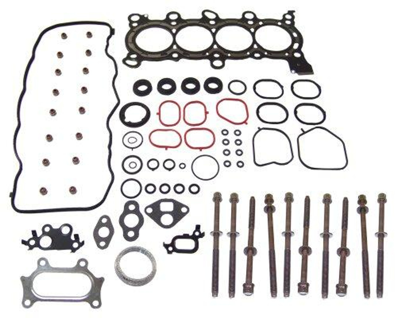 Head Gasket Set with Head Bolt Kit for 2007 Honda Civic 1.8L|Engine Parts Only|HGB246XP2