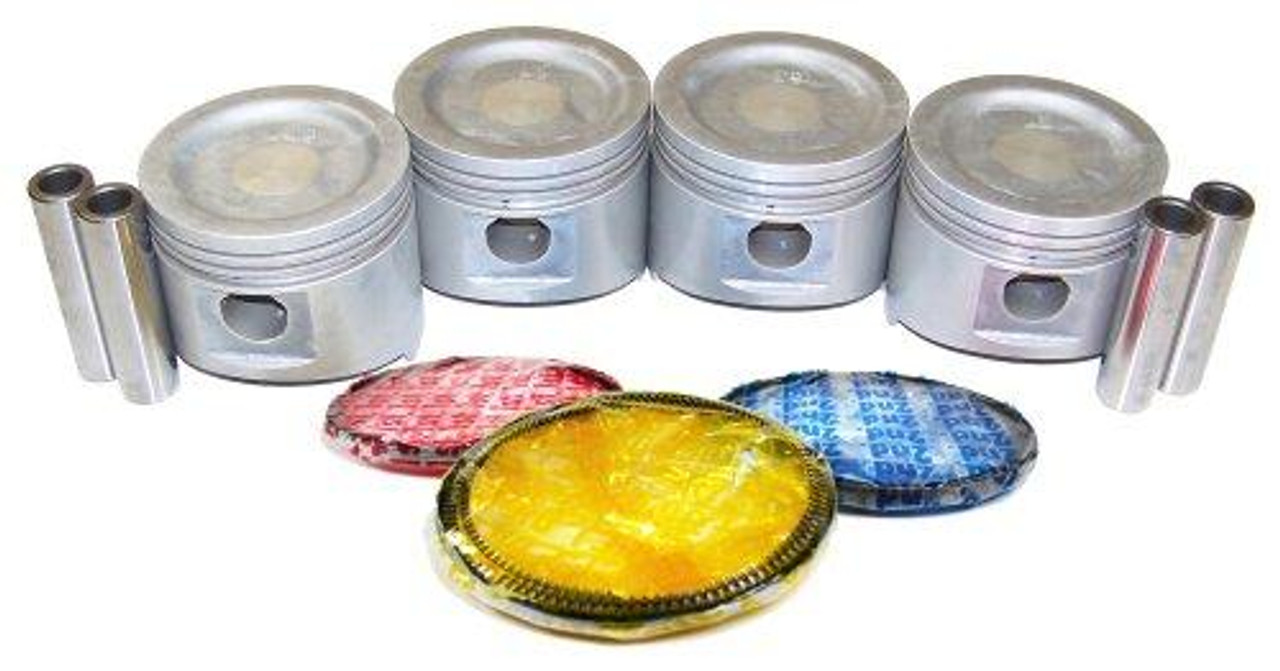 Piston Set with Rings for 1986 Dodge Conquest 2.6L|Engine Parts Only|PRK101BXP9