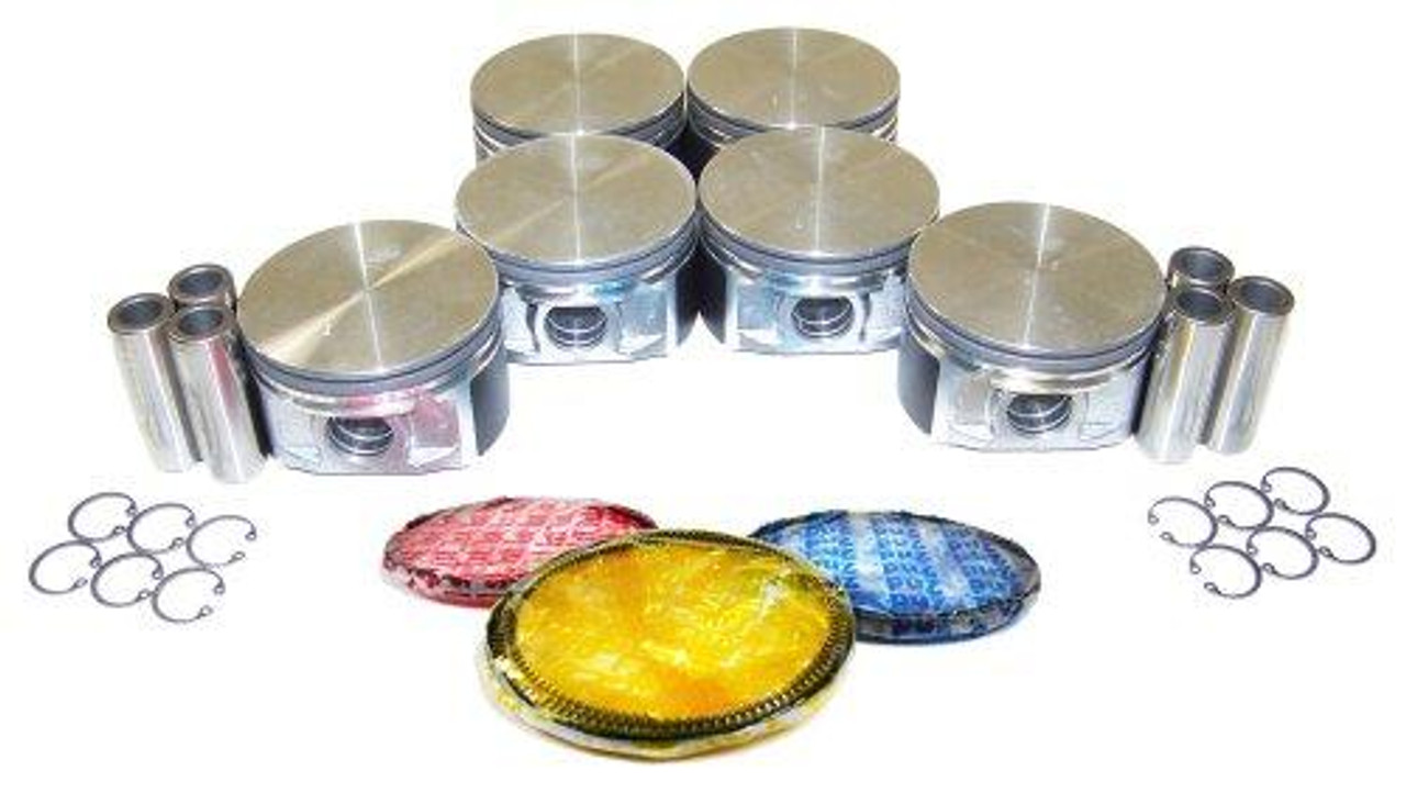Piston Set with Rings for 2002 Chrysler Sebring 2.7L|Engine Parts Only|PRK140XP37