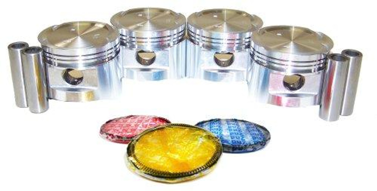 Piston Set with Rings for 1986 Honda Prelude 1.8L|Engine Parts Only|PRK205XP7
